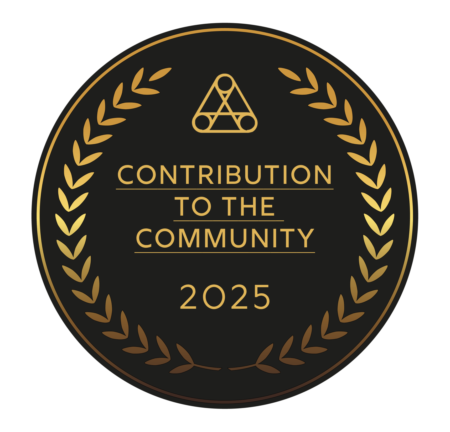 2025 Contribution To The Community Badge