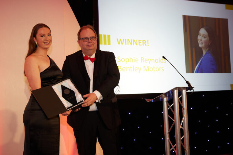 Sophie Reynolds (Bentley Motors), Apprentice of the Year, South Cheshire Chamber Business Awards 2025